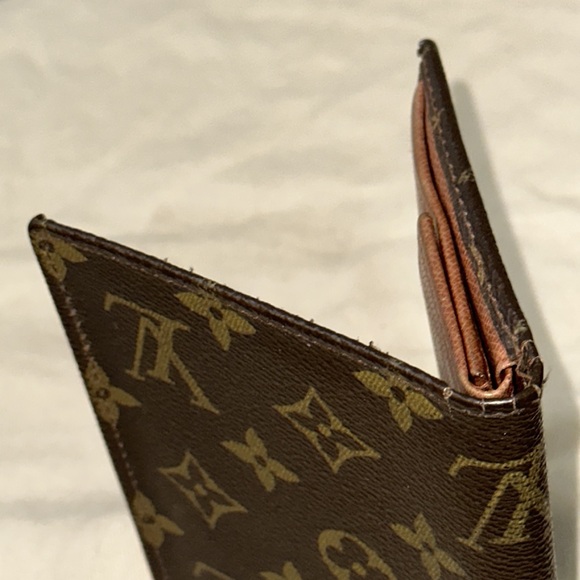 Louis Vuitton monogram billfold wallet 1980s rare - Picture 5 of 11